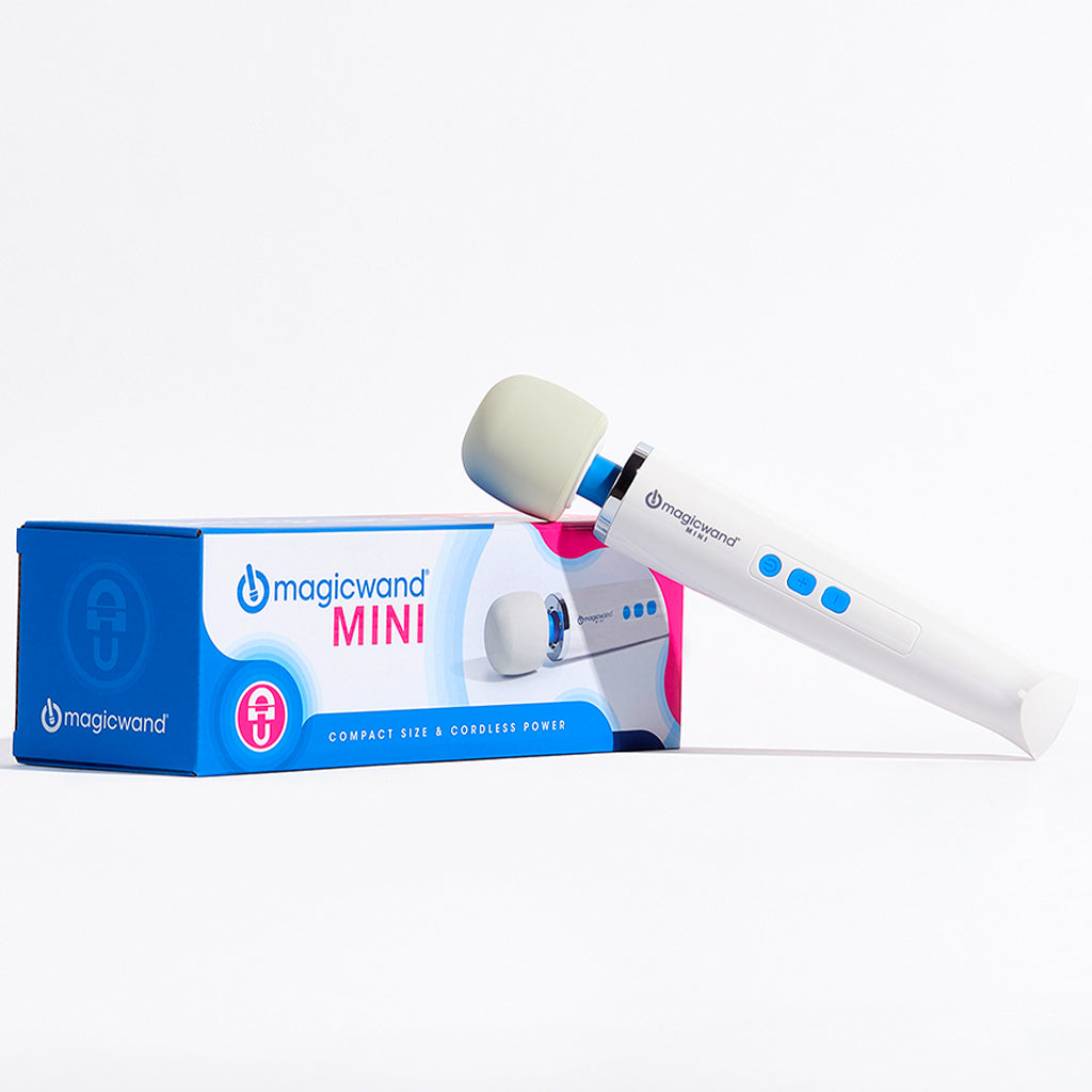 Magic Wand Mini rechargeable wand massager with box.