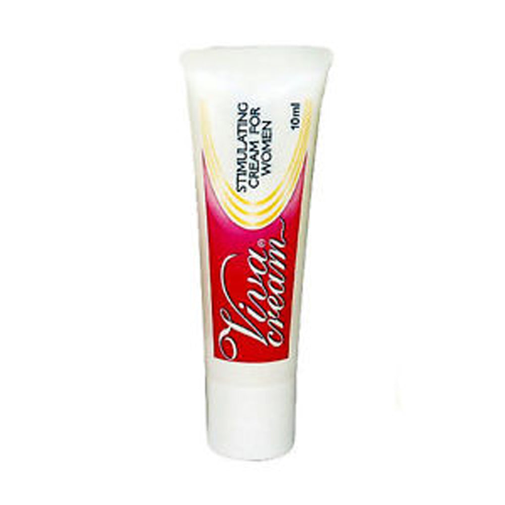 A 10ml tube of Viva Cream stimulating cream for women.