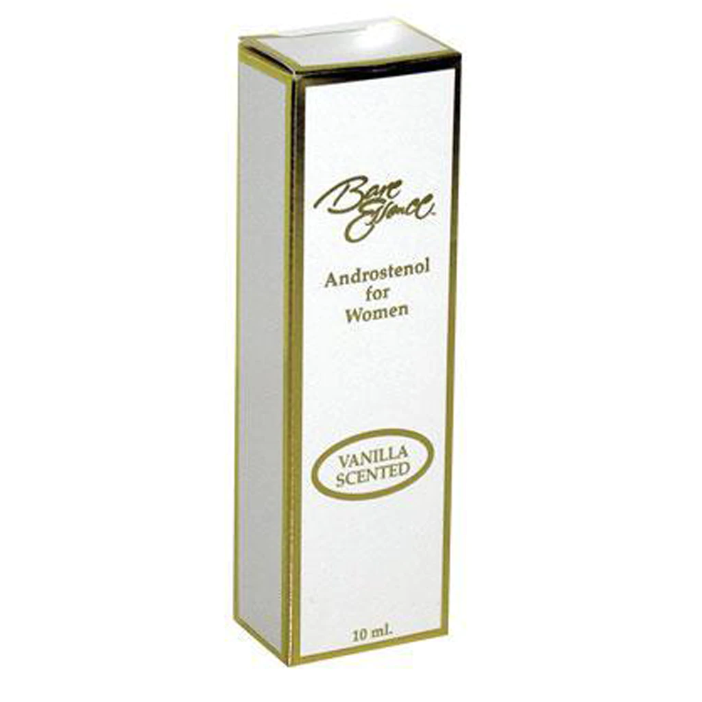 Vanilla scented Androstenol for Women fragrance box.