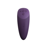 Purple We-Vibe Chorus couples vibrator with remote and buttons.