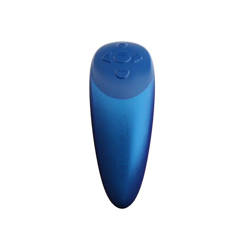 Blue We-Vibe Chorus couples vibrator with remote control.
