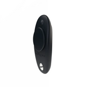 Black We-Vibe Moxie+ app-controlled remote panty vibrator.