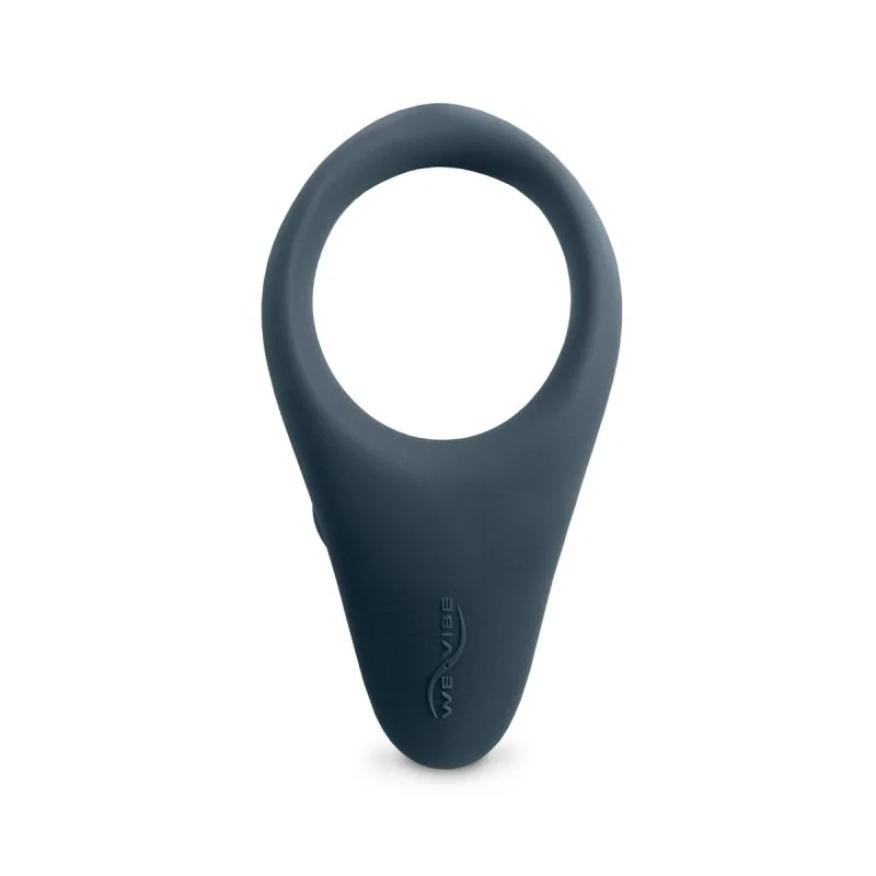 A dark grey vibrating ring with the We-Vibe logo.