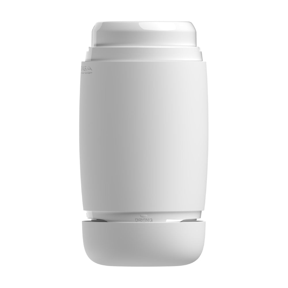 Tenga Puffy Sugar White reusable stroker with a soft silicone exterior.