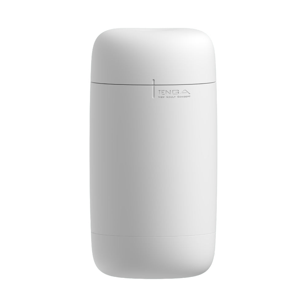 Tenga Puffy Sugar White reusable soft silicone stroker.