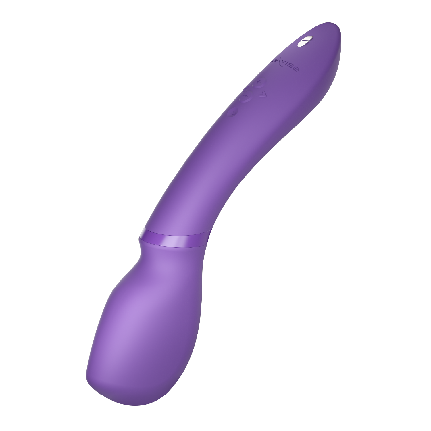 Purple We-Vibe Wand 2 rechargeable app-controlled cordless vibrator.