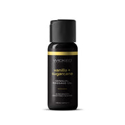 Wicked Vanilla & Sugarcane Sensual Massage Oil bottle.
