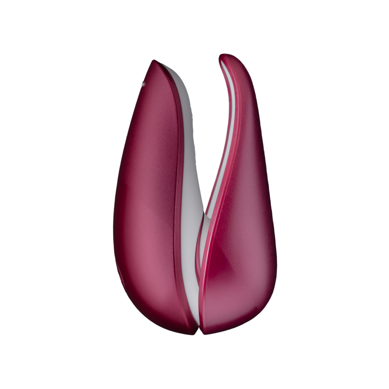 Womanizer Liberty clitoral suction massager in red.