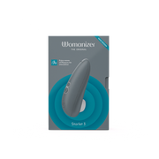 Womanizer Starlet 3 clitoral stimulator in gray with Pleasure Air Technology.