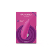 Pink Womanizer Starlet 3 clitoral stimulator with Pleasure Air Technology.