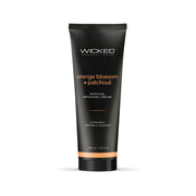 Wicked Orange Blossom & Patchouli Sensual Massage Cream tube.