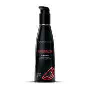 Black bottle of Wicked Watermelon flavored water-based lubricant.