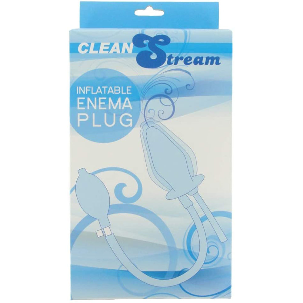 CleanStream inflatable enema plug with release valve.