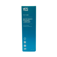 YES WB water-based organic personal lubricant in a blue box.